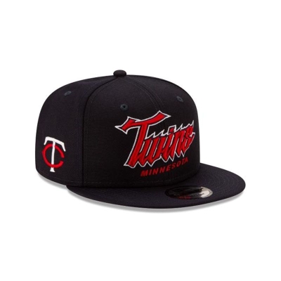 Blue Minnesota Twins Hat - New Era MLB Slab 9FIFTY Snapback Caps USA2874350